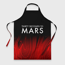 Фартук Thirty Seconds to Mars red plasma