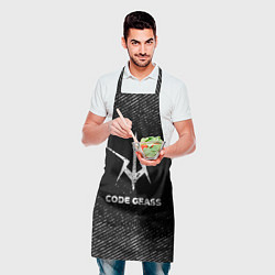 Фартук кулинарный Code Geass с потертостями на темном фоне, цвет: 3D-принт — фото 2