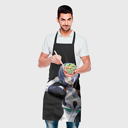 Фартук кулинарный Евангелион - Аянами Рэй, цвет: 3D-принт — фото 2