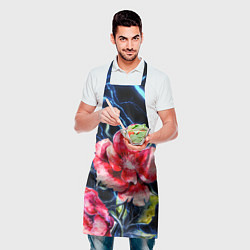 Фартук кулинарный Пион, цвет: 3D-принт — фото 2