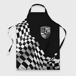 Фартук кулинарный Porsche racing flag, цвет: 3D-принт