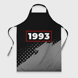 Фартук кулинарный 1993 - в красной рамке на темном, цвет: 3D-принт