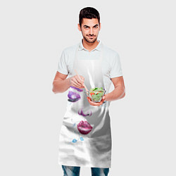Фартук кулинарный Лицо милой девушки, цвет: 3D-принт — фото 2