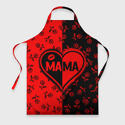 Фартук кулинарный Мама в сердце, цвет: 3D-принт