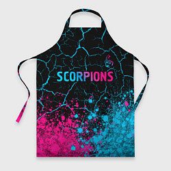 Фартук Scorpions - neon gradient: символ сверху