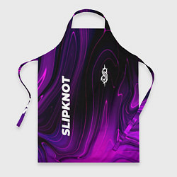 Фартук кулинарный Slipknot violet plasma, цвет: 3D-принт