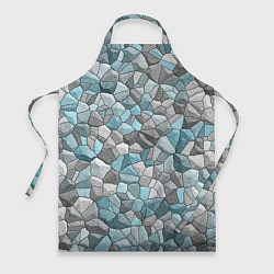 Фартук кулинарный Мозаика из цветных камней, цвет: 3D-принт