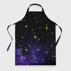 Фартук кулинарный Сияющие звёзды вселенной, цвет: 3D-принт