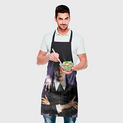 Фартук кулинарный Уэнсдэй с рукой: дочь Аддамсов, цвет: 3D-принт — фото 2