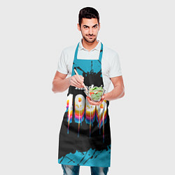 Фартук кулинарный Made in 1996: liquid art, цвет: 3D-принт — фото 2