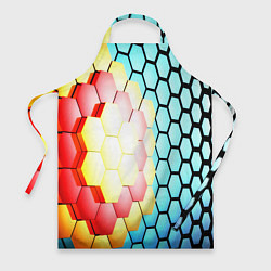 Фартук кулинарный Shape abstract color, цвет: 3D-принт