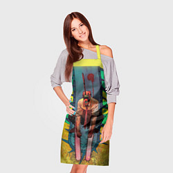 Фартук кулинарный Тацуки Фудзимота, цвет: 3D-принт — фото 2