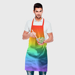 Фартук кулинарный Я радуга, цвет: 3D-принт — фото 2
