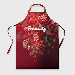 Фартук кулинарный Beauty Красота розы, цвет: 3D-принт