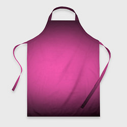 Фартук кулинарный Кислотный розовый с градиентом, цвет: 3D-принт