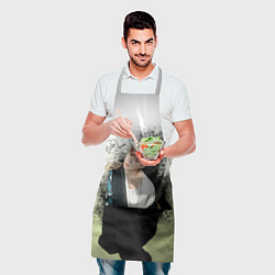 Фартук кулинарный Джей Хоуп и его тень, цвет: 3D-принт — фото 2
