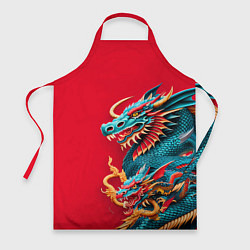 Фартук кулинарный Japanese dragon - irezumi, цвет: 3D-принт