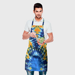 Фартук кулинарный Tie dye стиль хиппи, цвет: 3D-принт — фото 2