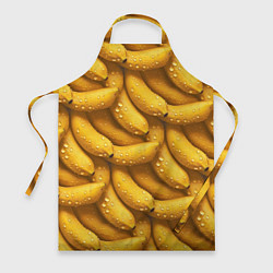 Фартук кулинарный Сочная текстура из бананов, цвет: 3D-принт