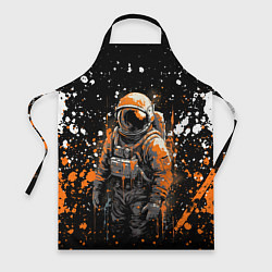 Фартук кулинарный Астронавт в красках, цвет: 3D-принт