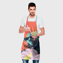 Фартук кулинарный Множество красок живопись, цвет: 3D-принт — фото 2