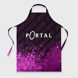 Фартук кулинарный Portal pro gaming: символ сверху, цвет: 3D-принт