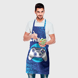Фартук кулинарный Слава геймер, цвет: 3D-принт — фото 2
