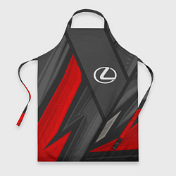 Фартук кулинарный Lexus sports racing, цвет: 3D-принт