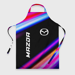 Фартук кулинарный Mazda speed lights, цвет: 3D-принт