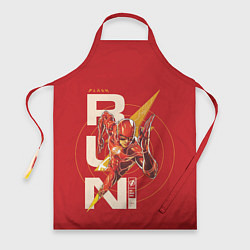 Фартук кулинарный The Flash run, цвет: 3D-принт