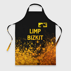 Фартук Limp Bizkit - gold gradient: символ сверху