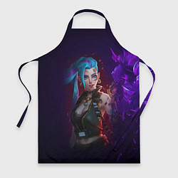 Фартук кулинарный Jinx art arcane league of legends, цвет: 3D-принт