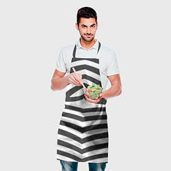 Фартук кулинарный Классическая полоска костюма Барби, цвет: 3D-принт — фото 2