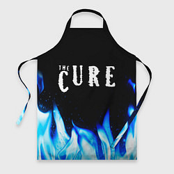 Фартук кулинарный The Cure blue fire, цвет: 3D-принт
