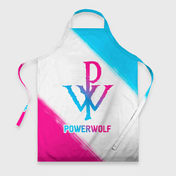 Фартук кулинарный Powerwolf neon gradient style, цвет: 3D-принт