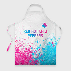 Фартук Red Hot Chili Peppers neon gradient style: символ