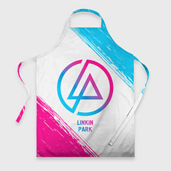 Фартук кулинарный Linkin Park neon gradient style, цвет: 3D-принт