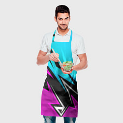 Фартук кулинарный Неоновая униформа для зала, цвет: 3D-принт — фото 2
