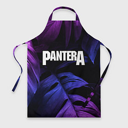 Фартук кулинарный Pantera neon monstera, цвет: 3D-принт