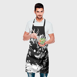 Фартук кулинарный Dead inside sf, цвет: 3D-принт — фото 2