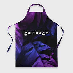 Фартук кулинарный Garbage neon monstera, цвет: 3D-принт