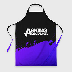 Фартук Asking Alexandria purple grunge