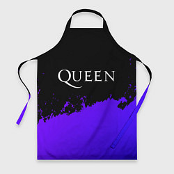 Фартук кулинарный Queen purple grunge, цвет: 3D-принт