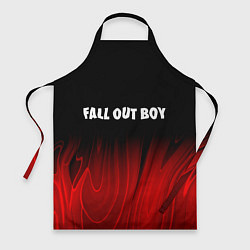 Фартук кулинарный Fall Out Boy red plasma, цвет: 3D-принт