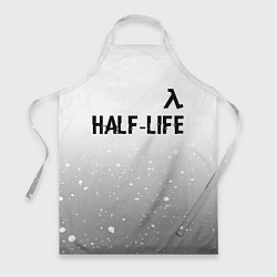 Фартук кулинарный Half-Life glitch на светлом фоне: символ сверху, цвет: 3D-принт