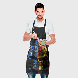 Фартук кулинарный Рыцарь Roblox, цвет: 3D-принт — фото 2