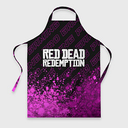 Фартук кулинарный Red Dead Redemption pro gaming: символ сверху, цвет: 3D-принт
