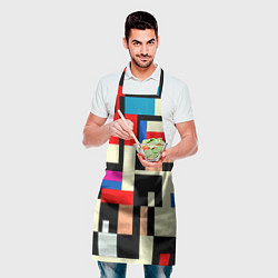 Фартук кулинарный Кубическое измерение, цвет: 3D-принт — фото 2