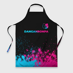 Фартук кулинарный Danganronpa - neon gradient: символ сверху, цвет: 3D-принт