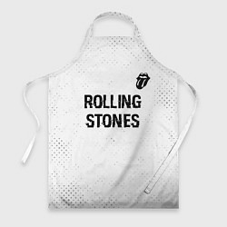 Фартук Rolling Stones glitch на светлом фоне: символ свер